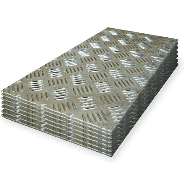 Алюминиевый рифленый лист 5754Н244 grain 2,0х1250х3000 Рисовое зерно
